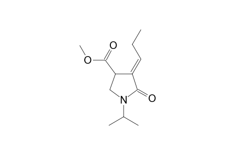 (4E)-1-isopropyl-5-keto-4-propylidene-pyrrolidine-3-carboxylic acid methyl ester