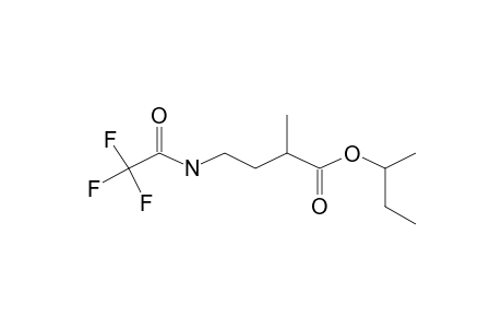 2-Butyl N-trifluoroacetyl-2-methyl-4-aminobutanoate