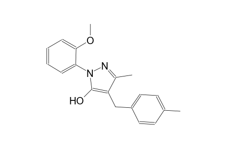 1H-pyrazol-5-ol, 1-(2-methoxyphenyl)-3-methyl-4-[(4-methylphenyl)methyl]-