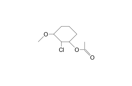 cis-3-Acetoxy-2-chloro-1-methoxycyclohexan