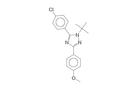 1-t-Butyl-5-(4-chlorophenyl)-3-(4-methoxyphenyl)-1H-[1,2,4]triazole