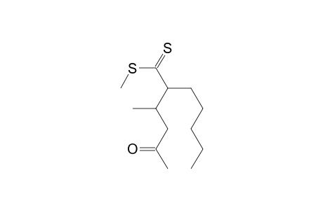 Methyl 2-(1-methyl-3-oxybutyl)heptanedithioate