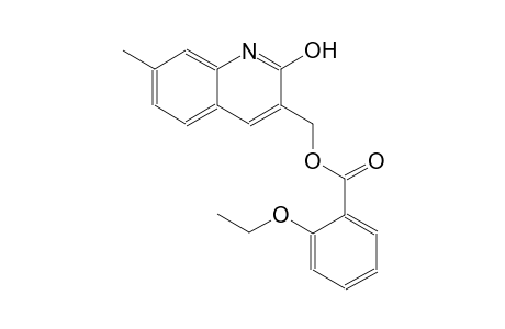 (2-hydroxy-7-methyl-3-quinolinyl)methyl 2-ethoxybenzoate
