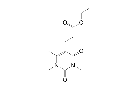 ETHYL-3-(1,2,3,4-TETRAHYDRO-1,3,6-TRIMETHYL-2,4-DIOXOPYRIMIDIN-5-YL)-PROPANOATE