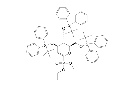 DIETHYL-[3,4,6-TRI-O-(TERT.-BUTYLDIPHENYLSILYL)-2-DEOXY-D-ARABINO-HEX-1-ENOPYRANOSYL]-PHOSPHONATE