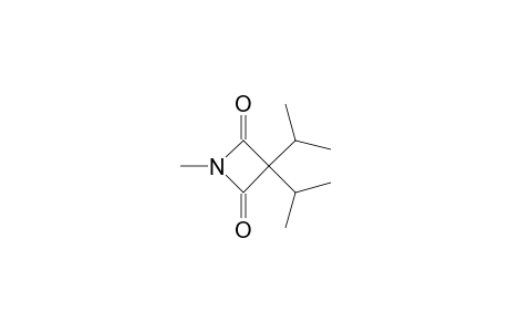 2,4-Azetidinedione, 1-methyl-3,3-bis(1-methylethyl)-