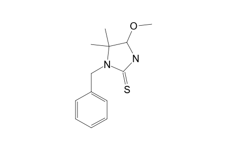 N-BENZYL-4-METHOXY-5,5-DIMETHYL-2-IMIDAZOLIDINETHIONE