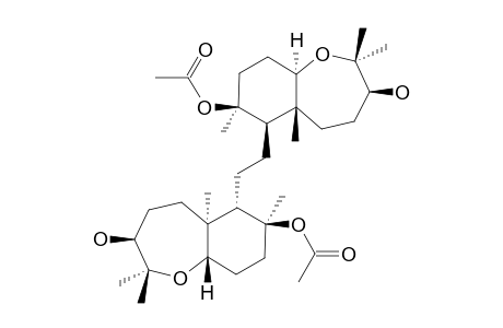10-ACETOXY-21-DEACETYL-28-HYDRO-RASPACIONIN