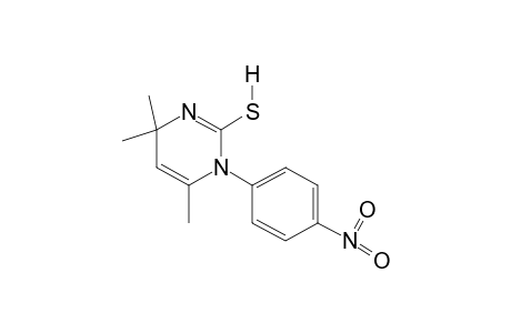 1,4-DIHYDRO-1-(p-NITROPHENYL)-4,4,6-TRIMETHYL-2-PYRIMIDINETHIOL