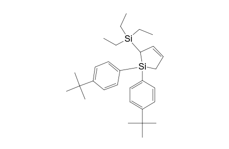1,1-bis(4-tert-butylphenyl)-2-(triethylsilyl)-1-silacyclo-3-pentene