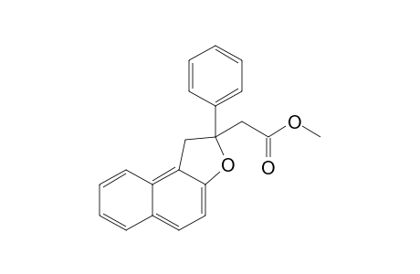Methyl 2-[2-phenyl-1,2-dihydronaphtho[2,1-b]furan-2-yl]acetate