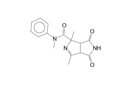 N,1,3-Trimethyl-4,6-dioxo-N-phenyl-1,3a,4,5,6,6a-hexahydropyrrolo[3,4-c]pyrrole-1-carboxamide