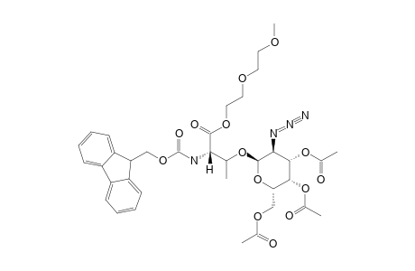 N-(FLUORENYLMETHYLOXYCARBONYL)-O-(3,4,6-TRI-O-ACETYL-2-AZIDO-2-DEOXY-ALPHA-D-GALACTOPYRANOSYL)-L-THREONINE-(METHOXYETHOXY)-ETHYLESTER