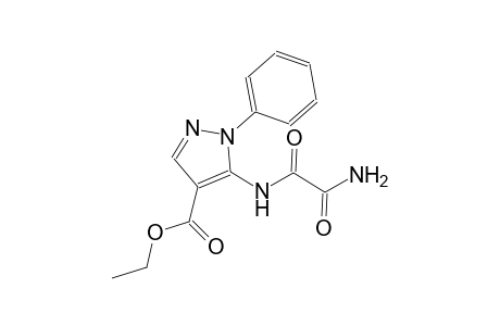 1H-pyrazole-4-carboxylic acid, 5-[(2-amino-1,2-dioxoethyl)amino]-1-phenyl-, ethyl ester