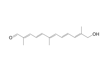 (2E,4E,6E,8E,10E)-12-hydroxy-2,6,11-trimethyl-dodeca-2,4,6,8,10-pentaenal