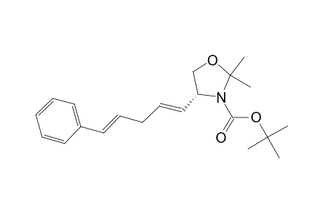 (4R)-2,2-dimethyl-4-[(1E,4E)-5-phenylpenta-1,4-dienyl]-3-oxazolidinecarboxylic acid tert-butyl ester