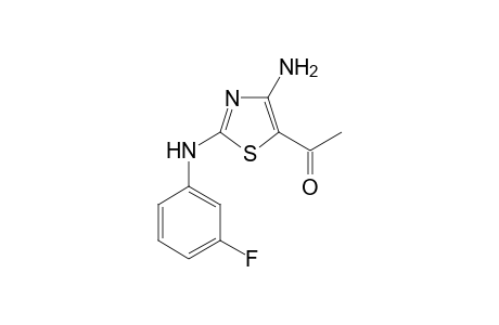 1-[4-amino-2-(3-fluoroanilino)-1,3-thiazol-5-yl]ethanone