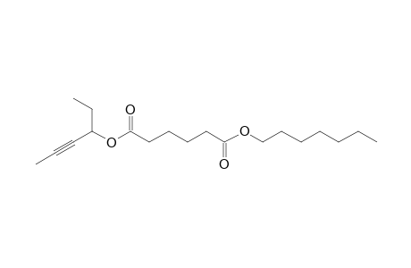 Adipic acid, heptyl hex-4-yn-3-yl ester