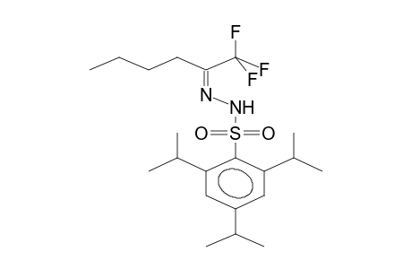 SYN-1,1,1-TRIFLUOROHEXAN-2-ONE, N'-(2,4,6-TRIISOPROPYLBENZENESULPHONYL)HYDRAZONE