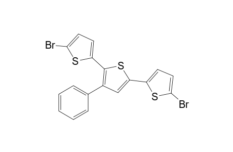 2,5-bis(5-bromanylthiophen-2-yl)-3-phenyl-thiophene