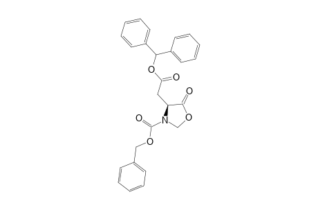 N-CBz-5-oxo-1,3-oxazol-4(S)-acetic acid diphenylmethyl ester
