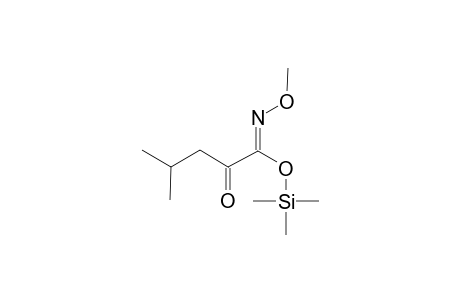 2-Oxoisocaproic acid meox1 TMS