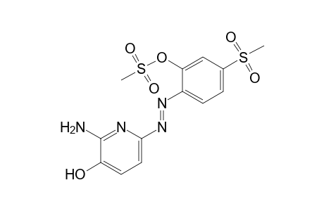 3-Pyridinol, 2-amino-6-[2-[4-(methylsulfonyl)-2-[(methylsulfonyl)oxy]phenyl]diazenyl]-