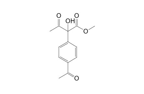 Methyl 2-hydroxy-3-oxo-2-(4'-acetyl)phenylbutanoate