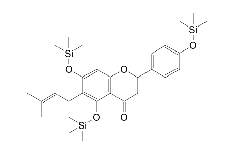 6-(3-methylbut-2-enyl)-5,7-bis(trimethylsilyloxy)-2-(4-trimethylsilyloxyphenyl)chroman-4-one