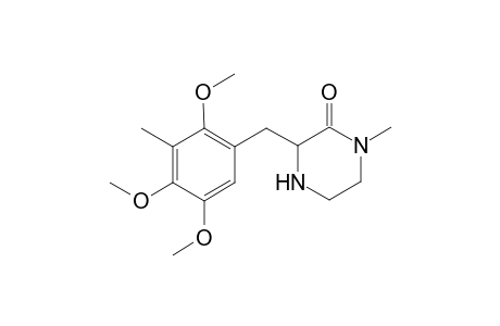 1-Methyl-3-(3-methyl-2,4,5-trimethoxyphenylmethyl)-2-piperirazinone