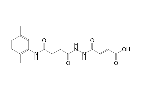 (2E)-4-{2-[4-(2,5-dimethylanilino)-4-oxobutanoyl]hydrazino}-4-oxo-2-butenoic acid