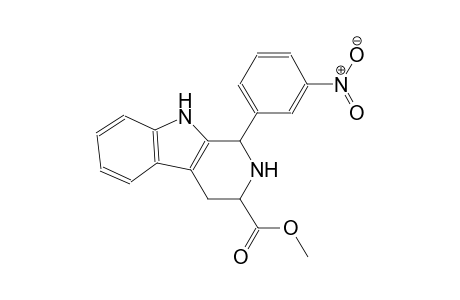 methyl 1-(3-nitrophenyl)-2,3,4,9-tetrahydro-1H-beta-carboline-3-carboxylate