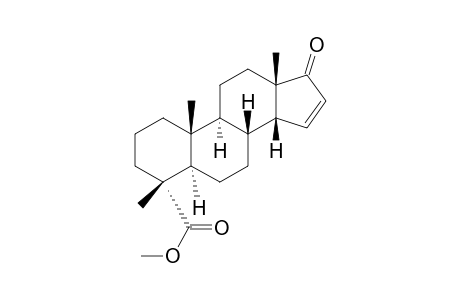 (4.alpha.,5.alpha.,14.beta.)-4-methyl-17-oxoandrost-15-ene-4-carboxylic acid methyl ester