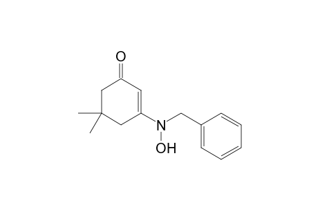 3-[benzyl(hydroxy)amino]-5,5-dimethyl-cyclohex-2-en-1-one