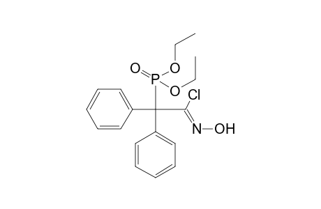 2-(Diethoxyphosphinyl)-2,2-diphenylethanohydroximoyl chloride