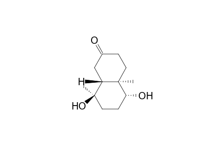 (4aR,5R,8R,8aR)-4a,8-dimethyl-5,8-bis(oxidanyl)-3,4,5,6,7,8a-hexahydro-1H-naphthalen-2-one