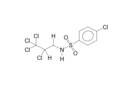 N-(1,2,2,2-TETRACHLOROPROPYL)-(PARA-CHLORO-BENZENE)SULPHAMIDE