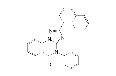 2-(1-Naphthyl)-4-phenyl-1,2,4-triazolo[1,5-a]quinazolin-5(4H)-one