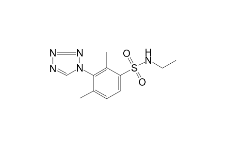 Benzenesulfonamide, N-ethyl-2,4-dimethyl-3-tetrazol-1-yl-