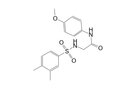 2-{[(3,4-dimethylphenyl)sulfonyl]amino}-N-(4-methoxyphenyl)acetamide