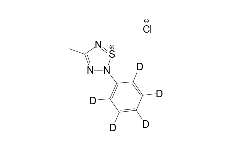 4-Methyl-2-(2H5)phenyl-2H-1,2,3,5-thiatriazol-1-ium chloride