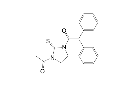 1-Acetyl-3-(diphenylacetyl)-2-imidazolidinethione