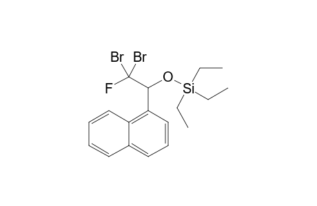 1,1-Dibromo-1-fluoro-2-(1-naphthyl)-2-(triethylsiloxy)ethane