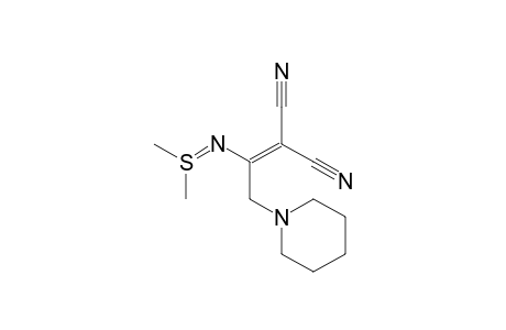 S,S-Dimethyl-N-(3'-piperidino-1',1'-dicyano-1'-propen-2'-yl)sulfimide