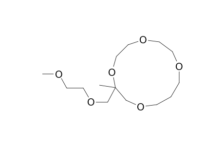 3-[(2-methoxyethoxy)methyl]-3-methyl-1,4,7,10-tetraoxacyclotridecane