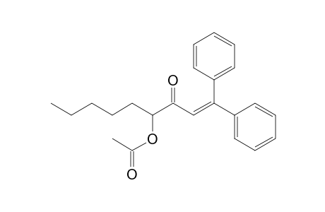 4-Acetoxy-1,1-diphenyl-1-nonen-3-one