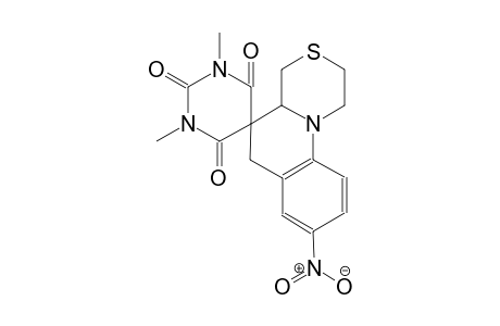 1',3'-dimethyl-8-nitro-2,4,4a,6-tetrahydro-1H,1'H-spiro[[1,4]thiazino[4,3-a]quinoline-5,5'-pyrimidine]-2',4',6'(3'H)-trione