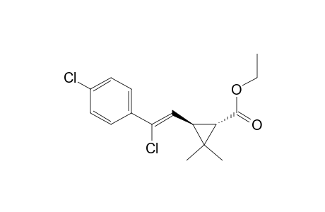 (1S,3R)-3-[(Z)-2-chloro-2-(4-chlorophenyl)ethenyl]-2,2-dimethyl-1-cyclopropanecarboxylic acid ethyl ester