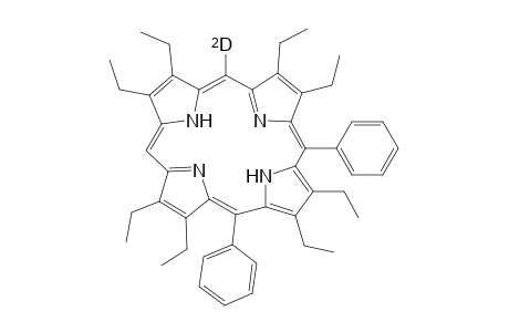 5-Deutero-2,3,7,8,12,13,17,18-octaethyl-10,15-diphenylpropyrin