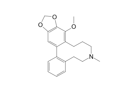 11-Methoxy-7-methyl-5,6,7,8,9,10-hexahydro-7-azabenzo[1,3]benzodioxocyclodecene